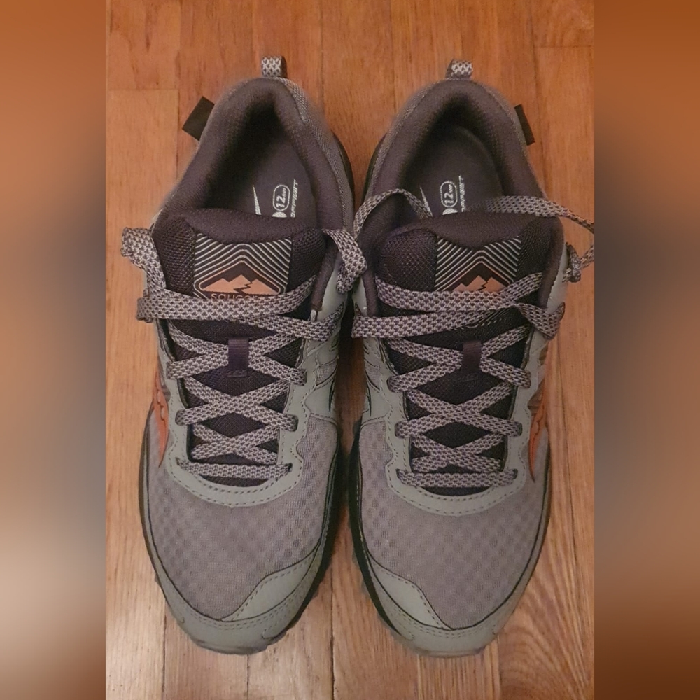 Saucony Women's Excursion TR14 GTX Grey/Coral Trail Shoes